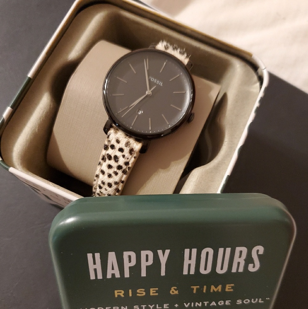Fossil cheetah watch